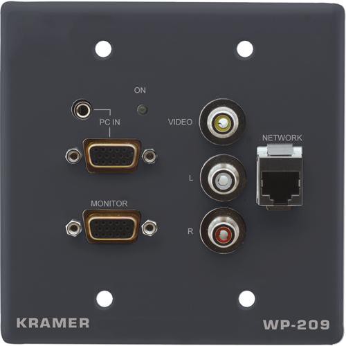 Kramer WP-209 Active Wall Plate (Gray)