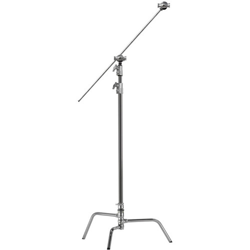 Kupo Master 40" C Stand with Turtle Base Kit (Chrome-plated)