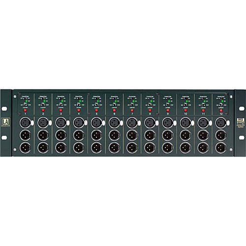LA Audio MS1224 - 12-Channel 1x4 Active Mic Splitter