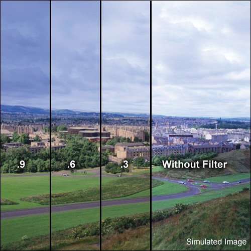 LEE Filters 4x6" Combination Graduated 81EF to ND 0.6 Resin Filter - Hard Edge