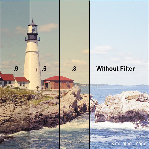 LEE Filters Combination 85B Amber & ND Filter (4 x 4", 1-Stop)