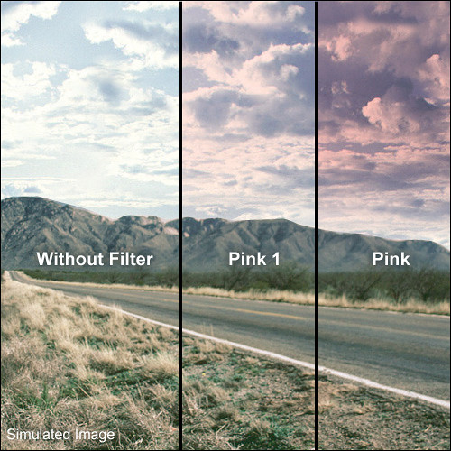 LEE Filters 100 x 150mm Soft-Edge Graduated Pink Filter