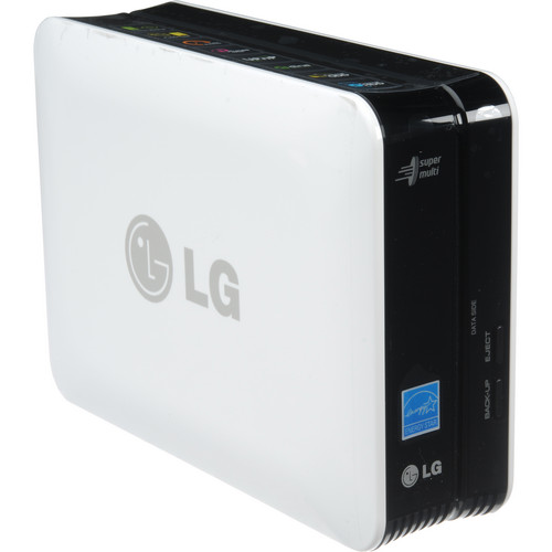 LG N1T1 1TB Super Multi NAS with DVD ReWriter (White)