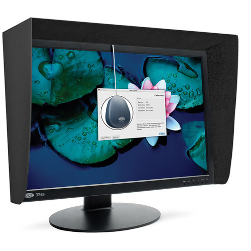 LaCie 324i 24" Widescreen LCD Computer Display with easyHood, blue eye pro PE Software & Colorimeter