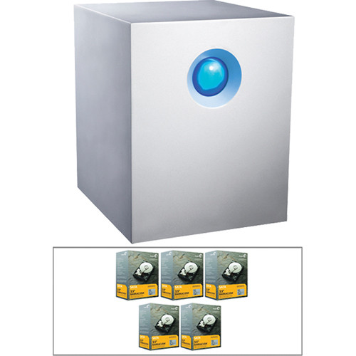 LaCie 5TB (5x1TB 7200rpm) 5big Network 2 5-Bay RAID Server Kit