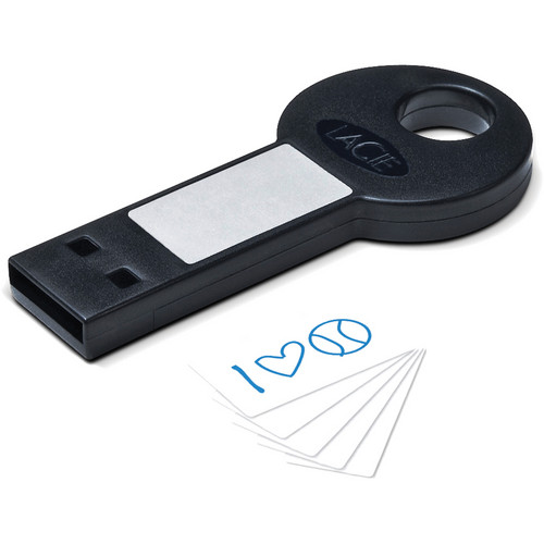 LaCie 8GB LabelKey USB 2.0 Flash Drive
