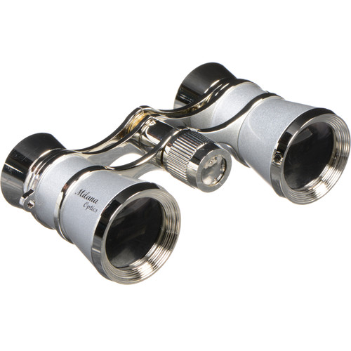 LaScala Optics 3x25 Aida Opera Glasses (Platinum & Silver)