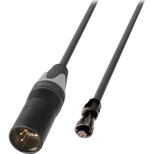 Laird Digital Cinema AJ-PWR5-07 4-Pin XLR Male to AJA Type Micro-Con-X 2-Pin Power Cable