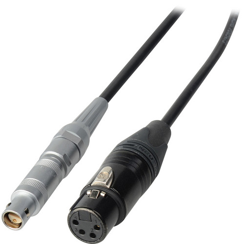 Laird Digital Cinema 12 VDC Power Cable LEMO 1B-3P-SG to XLR 4F (1')
