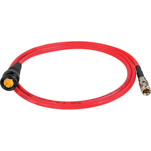 Laird Digital Cinema 3' Cable with 3G-SDI DIN 1.0/2.3 to BNC Male for RED ONE Camera (Red)