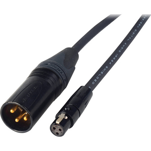 Laird Digital Cinema TA3F 3-Pin Female Mini-XLR to 3-Pin XLR Male Cable (2 Pack, 5')