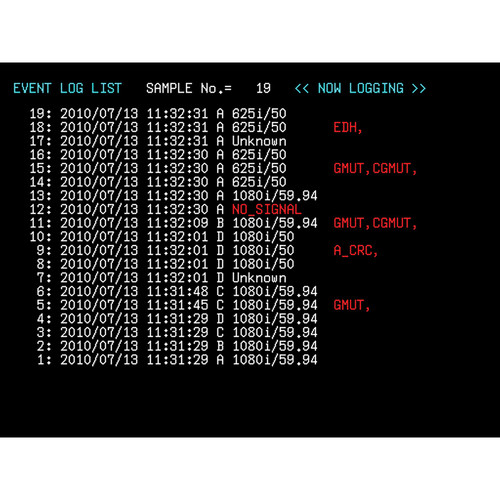 Leader Status Option for LV 5381 Multi SDI Monitor