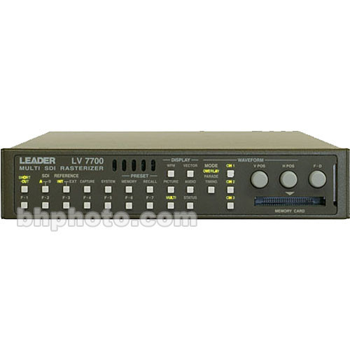 Leader LV-7700 Rasterized SDI Signal Monitor
