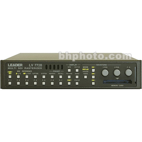 Leader LV-7720 Rasterized SDI Signal Monitor