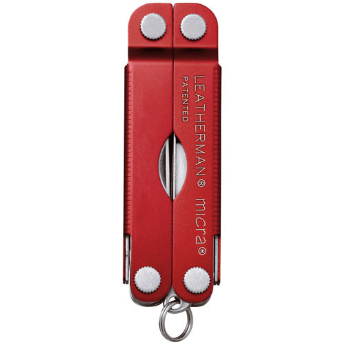 Leatherman Micra Multi-Tool (Aluminum Red, Clamshell Packaging)