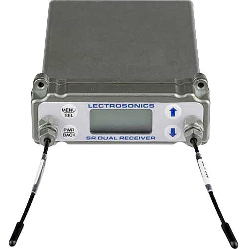 Lectrosonics SR Dual-Channel Slot Mount ENG Receiver With Removable Antennas