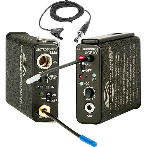 Lectrosonics 100 Series - Wireless UHF Lavalier Microphone System