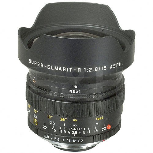 Leica Super W/A 15mm f/2.8 Super-Elmarit R MF Lens (w/ Rom Contacts)