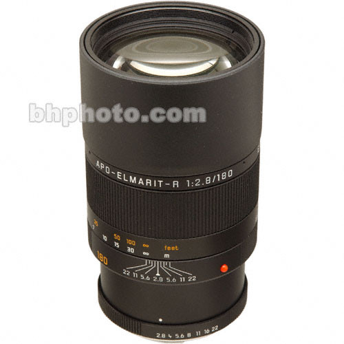 Leica 180mm f/2.8 APO Elmarit R Manual Focus Lens 11357 B&H