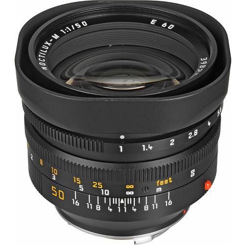 Leica 50mm f/1.0 Special Edition Noctilux M Manual Focus Lens (Black)