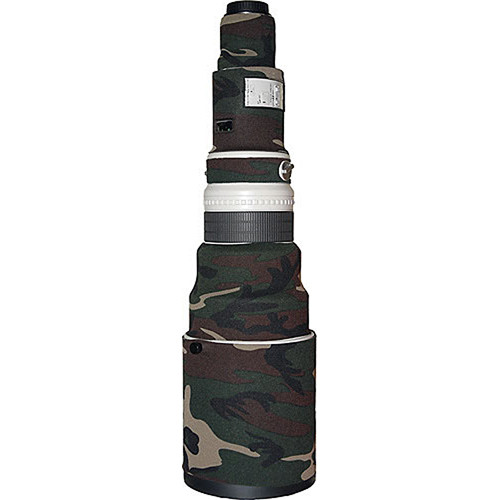 LensCoat Lens Cover for Canon 600mm f/4 Non IS Lens (Forest Green Camo)