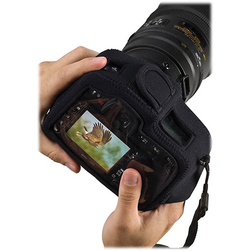 LensCoat BodyGuard CB Clear Back Camera Case (Black)