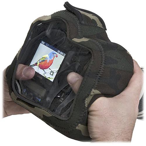 LensCoat BodyGuard Pro CB Clear Back Camera Cover (Forest Green Camo)