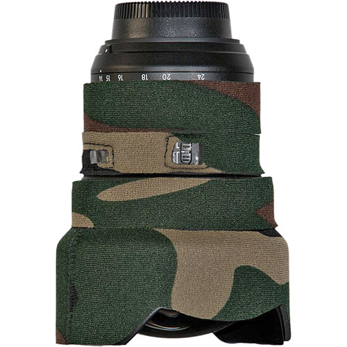 LensCoat Lens Cover for Nikon 14-24mm f/2.8 AF (Forest Green Camo)