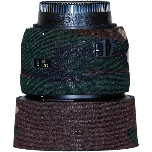 LensCoat Lens Cover for Nikon 50mm f/1.4G AF (Forest Green Camo)
