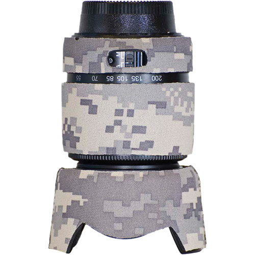 LensCoat Lens Cover for the Nikon 55-200mm f/4.0-5.6G DX Lens Digital Army Camo