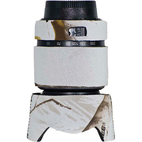 LensCoat Lens Cover for the Nikon 55-200mm f/4.0-5.6G DX Lens Realtree AP Snow