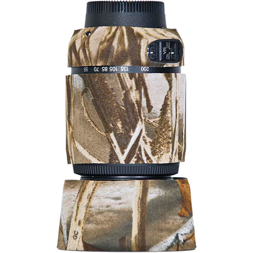 LensCoat Lens Cover for Nikon 55-200 f/4-5.6G ED AF-S VR DX Lens (Realtree Max4)