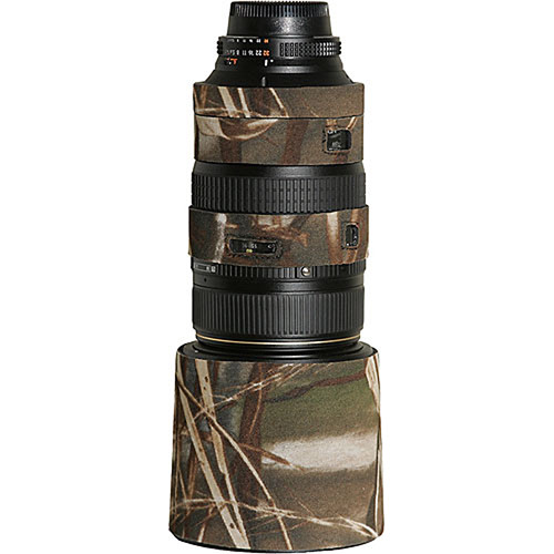 LensCoat Lens Cover For the AF VR Zoom-Nikkor 80-400mm f/4.5-5.6D ED Lens (Realtree Max4 HD)