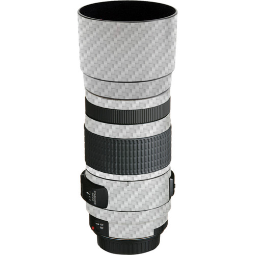 LensSkins Lens Skin for the Canon EF 70-300mm f/4-5.6 IS USM Lens (White Carbon Fiber)
