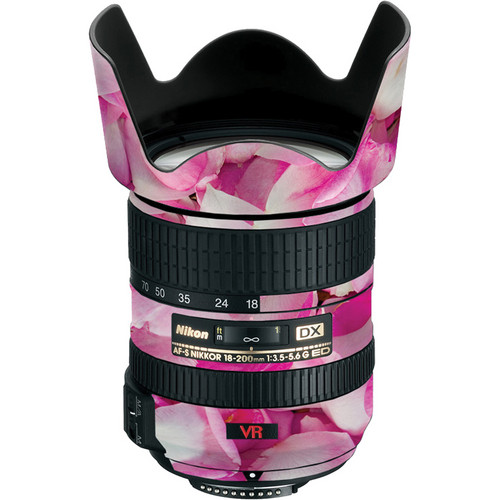 LensSkins Lens Skin for the Nikon 18-200mm f/3.5-5.6G AF-S IF-ED DX VR Lens (Pink Petals)