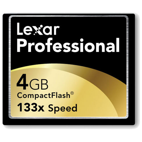 Lexar 4GB Professional 133x CompactFlash Card