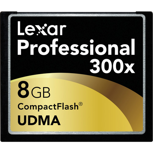 Lexar 8GB UDMA 300x CompactFlash Card