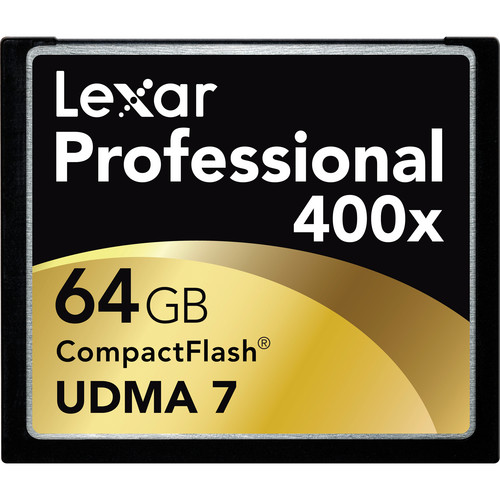 Lexar 64GB CompactFlash Memory Card Professional 400x UDMA