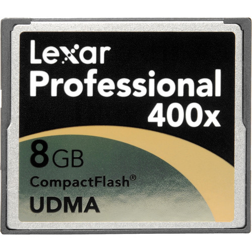 Lexar 8GB Professional 400x CompactFlash Card (One Card)