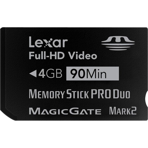 Lexar 4GB Memory Stick Pro Duo Full-HD Video Memory Card