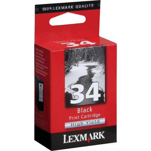 Lexmark 18C0034 34XL Black High Yield Ink Cartridge