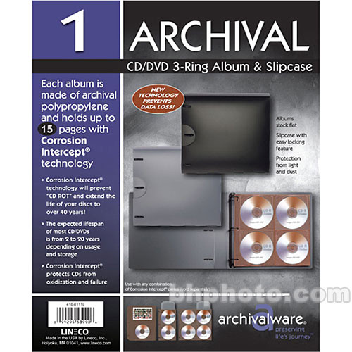 Lineco Archivalware 8 CD System (Black)