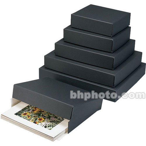 Lineco Drop-Front Archival Box (16.5 x 20.5 x 1.5", Black)
