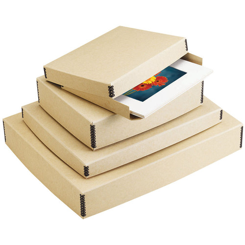 Lineco Drop-Front Archival Box (16.5 x 20.5 x 1.5", Tan)