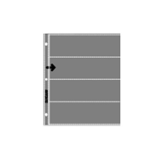 Lineco Negative Storage Pages, 120 Format, Holds 4 Strips, 12 Frames (100 Pack)