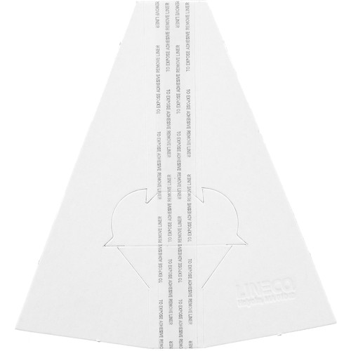 Lineco Double-Wing Easel Back (7", White, 25-Pack)
