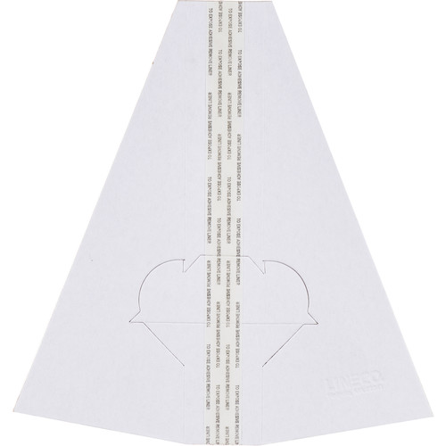 Lineco Double-Wing Easel Back (9", White, 25-Pack)