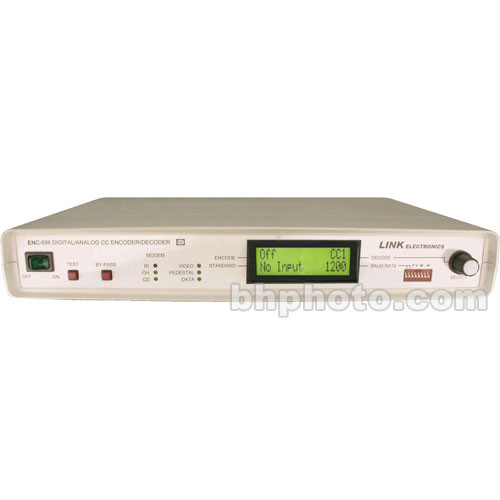 Link Electronics ENC-896 Portable Caption Encoder with Decoder