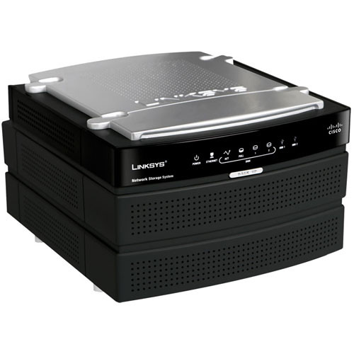 Linksys Network Storage System with Dual 3.5" SATA Hard Drive Bays