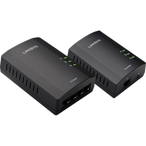 Linksys Powerline AV 4-Port Network Adapter Kit